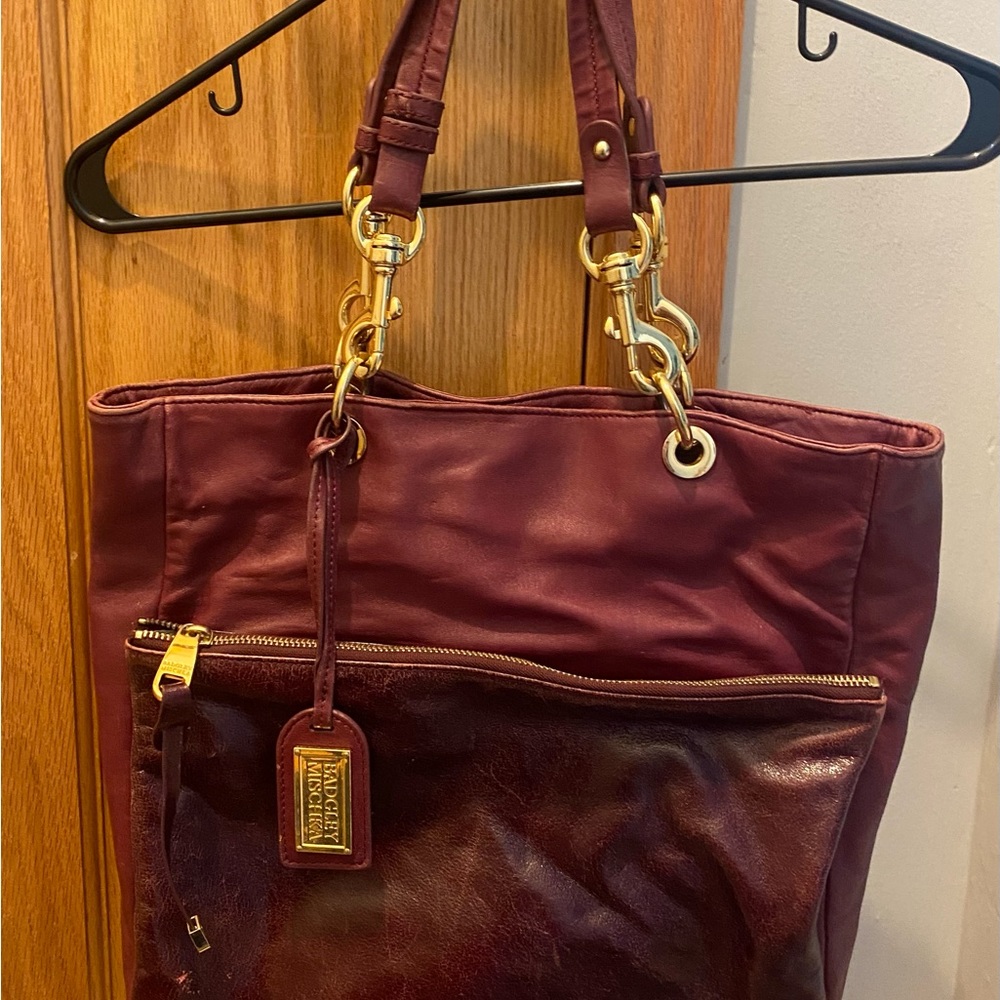 Badgley Mischka bag - dark red